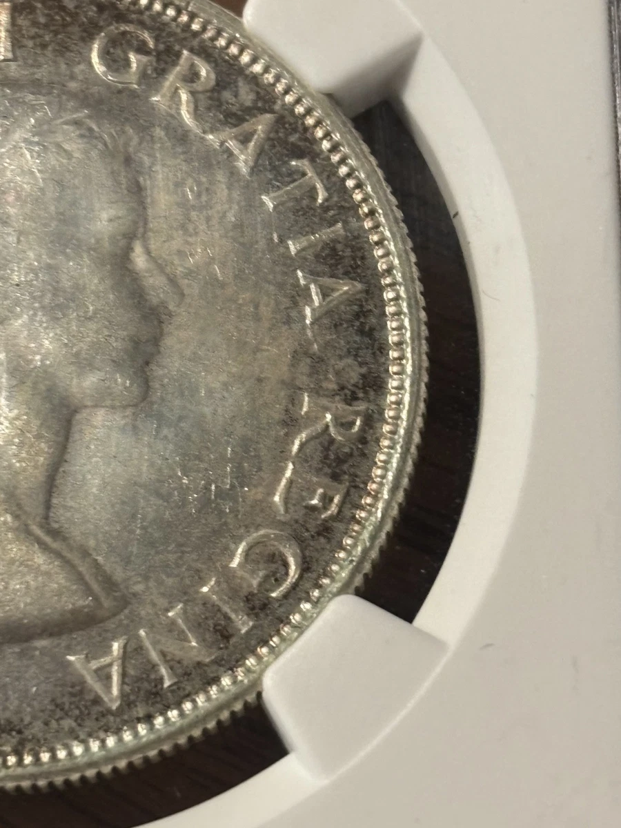 1953 Canad S$1 No Shoulder Fold MS64
