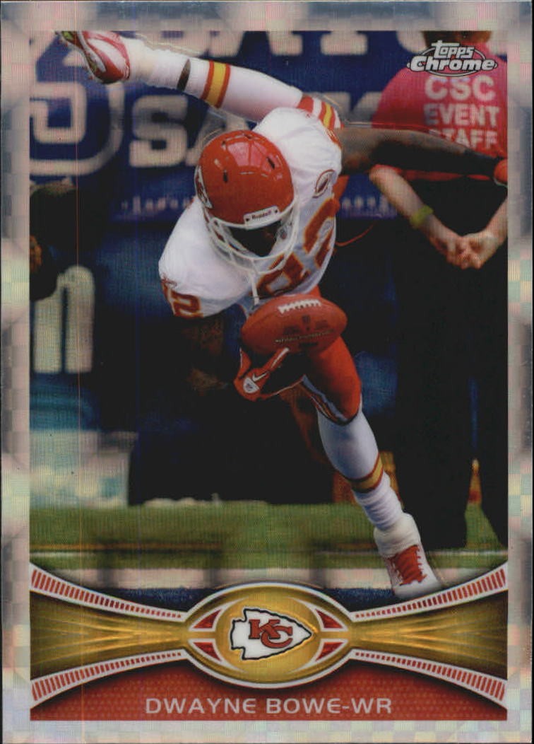 2012 Topps Chrome Football Part 3 Xfractors Parallel Cards