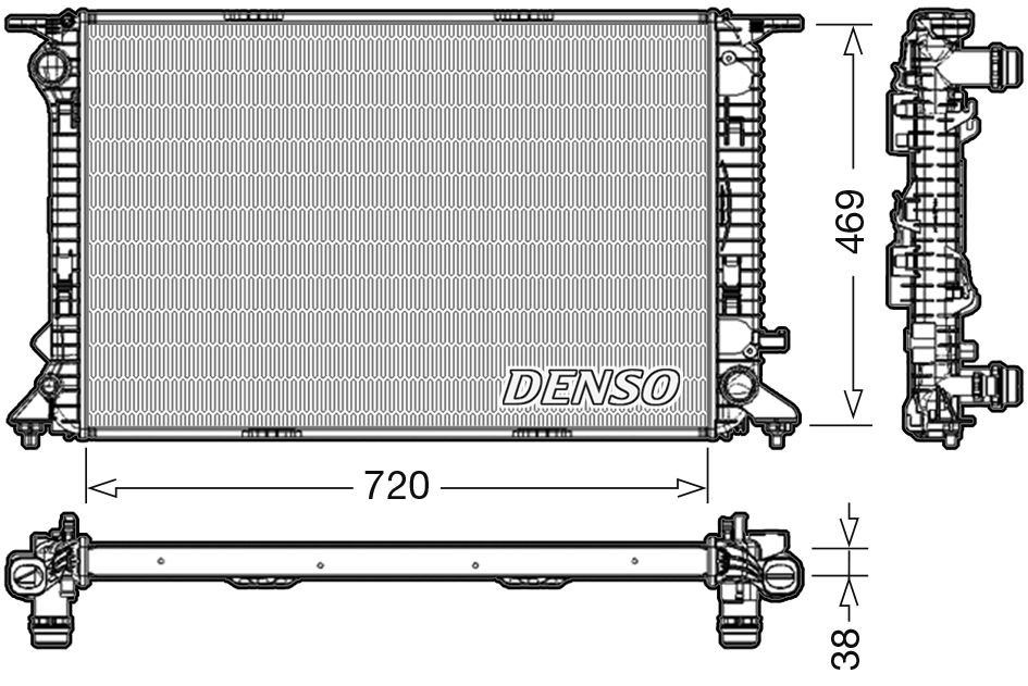 Radiator DRM02024 Denso 8K0121251H Genuine Top Quality Guaranteed New - Image 27