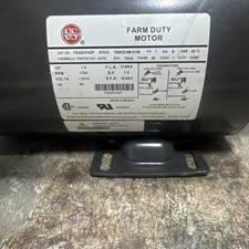 New US-Nidec FD32CPA2P Agricultural Farm Duty Fan Motor T63KZCNB-2136