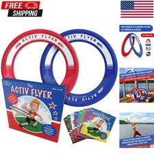 2 Large Flying Rings - Gentle Catches, Great for Family Outdoor Activities
