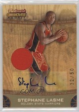 2007-08 Topps Trademark Moves Rookie 32/50 Stephane Lasme #93 Auto 09br