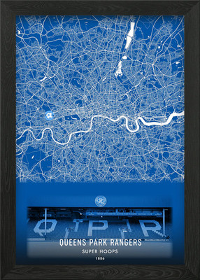 Gerahmtes Wandbild Poster Leinwanddruck Loftus Road Stadium Queen Bild