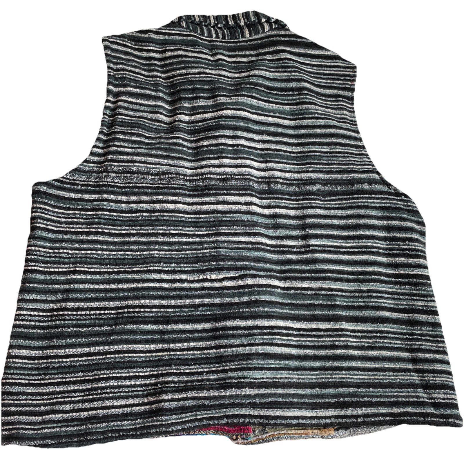 Vintage TANTRUMS Chenille Patchwork Vest Women's … - image 4