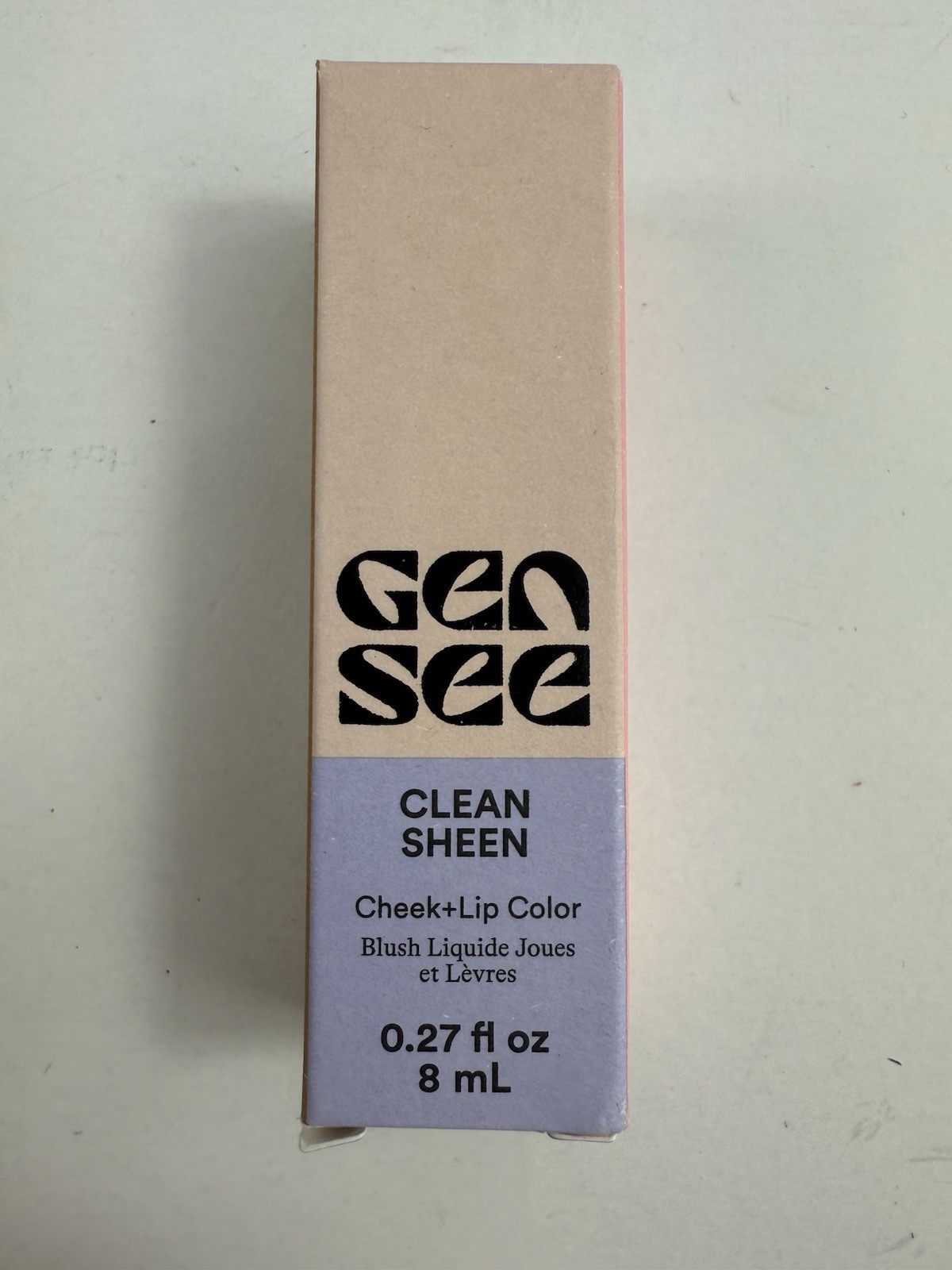 Gen See- Clean Sheen- Cheek+ Lip Color- Lychee 06 - .27OZ/8ML
