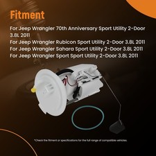 Fuel Pump Module Assembly – Fits 2007-2018 Jeep Wrangler JK 2.8L CRD Diesel – 68003386AA