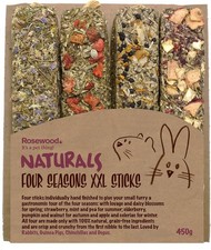 Rosewood Naturals Four Seasons XXL Sticks, Small Animal 450 g (Pack of 1) 