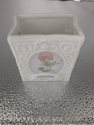 VTG Precious Moments Grandma Open Container Can be used for flowers Read Desc