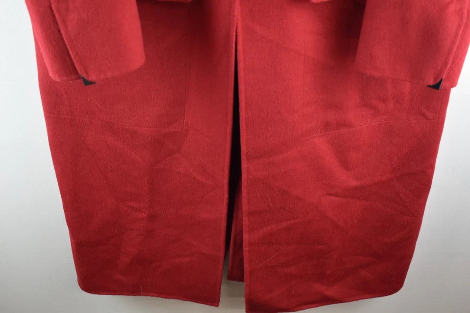 MARKS AND SPENCER Autograph Red Long Coat size Uk 14 Womens Wool Casual Outdoors - Image 3 of 4
