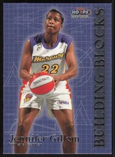 1999 Hoops WNBA Building Blocks Jennifer Gillom Card #8 - Phoenix Mercury