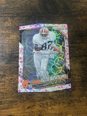 OZZIE NEWSOME 2025 PANINI PRIZM CHERRY BLOSSOM CHOICE BROWNS /15 SSP