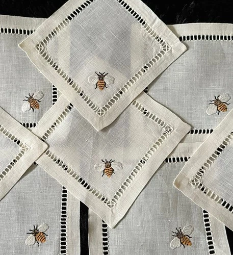 Henry Handwork Cocktail Napkins - Thumbnail 4