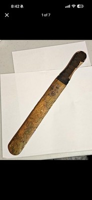 Rare 1893 Eastern Telegraph Company Map Ruler Calendar Victorian Letter  Opener