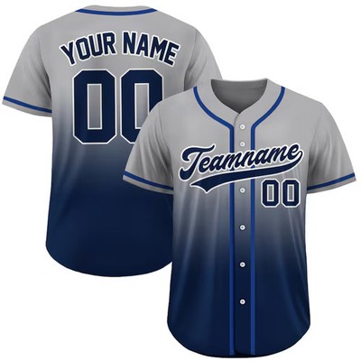 Custom Gradient Baseball Jersey