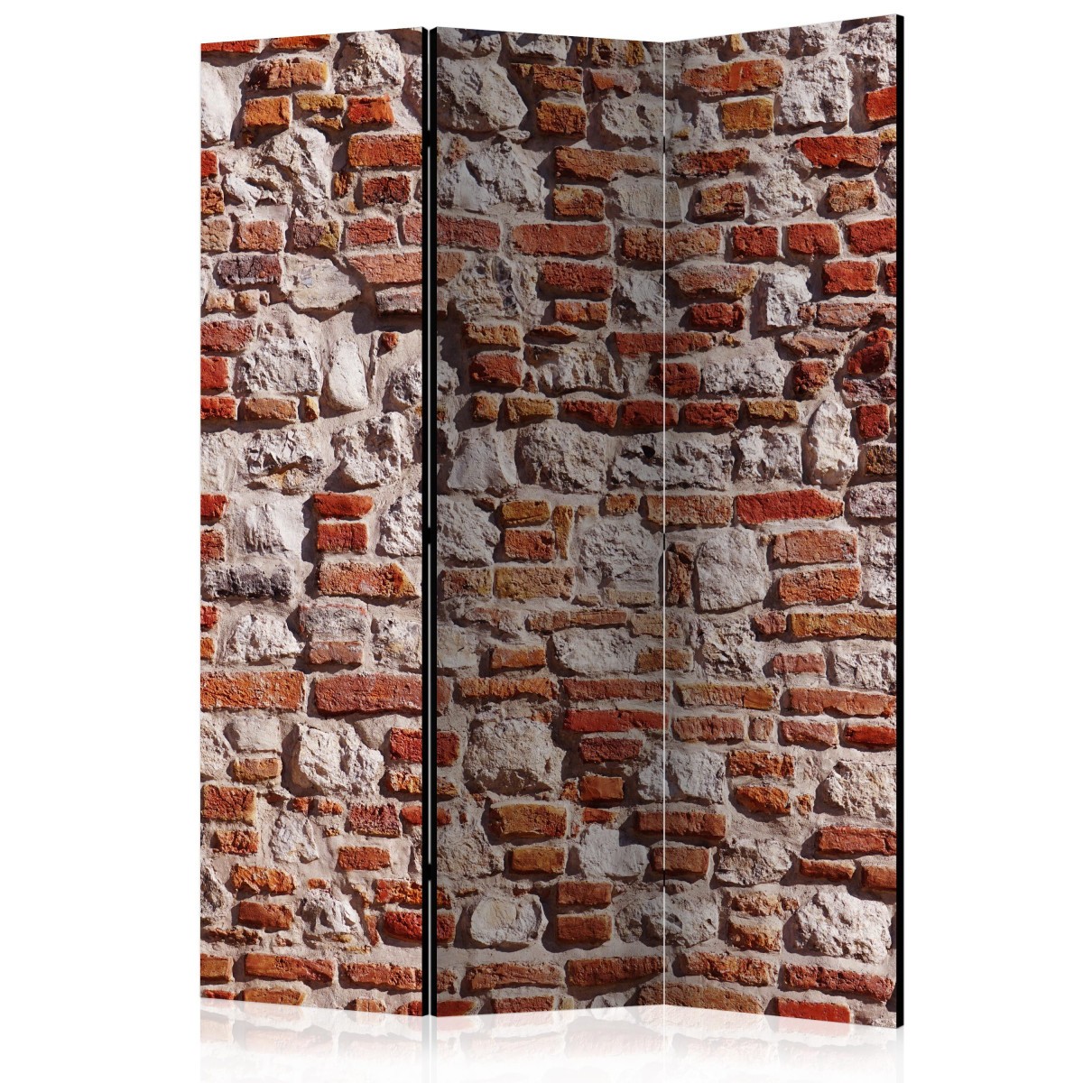 Paravent 3 volets Bricky Age 135x172cm avec châssis en bois massif