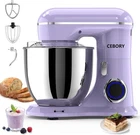 6.5QT 10-Speed Tilt-Head Electric Stand Mixer w/ Bowl, Whisk, Hook, Purple