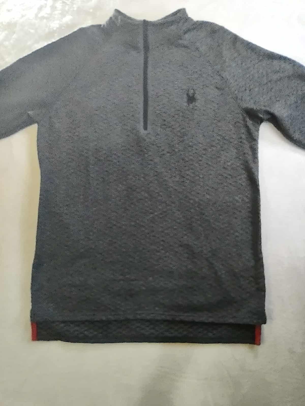 Spyder Active Quarter Zip Pullover Gray Men's Med… - image 10