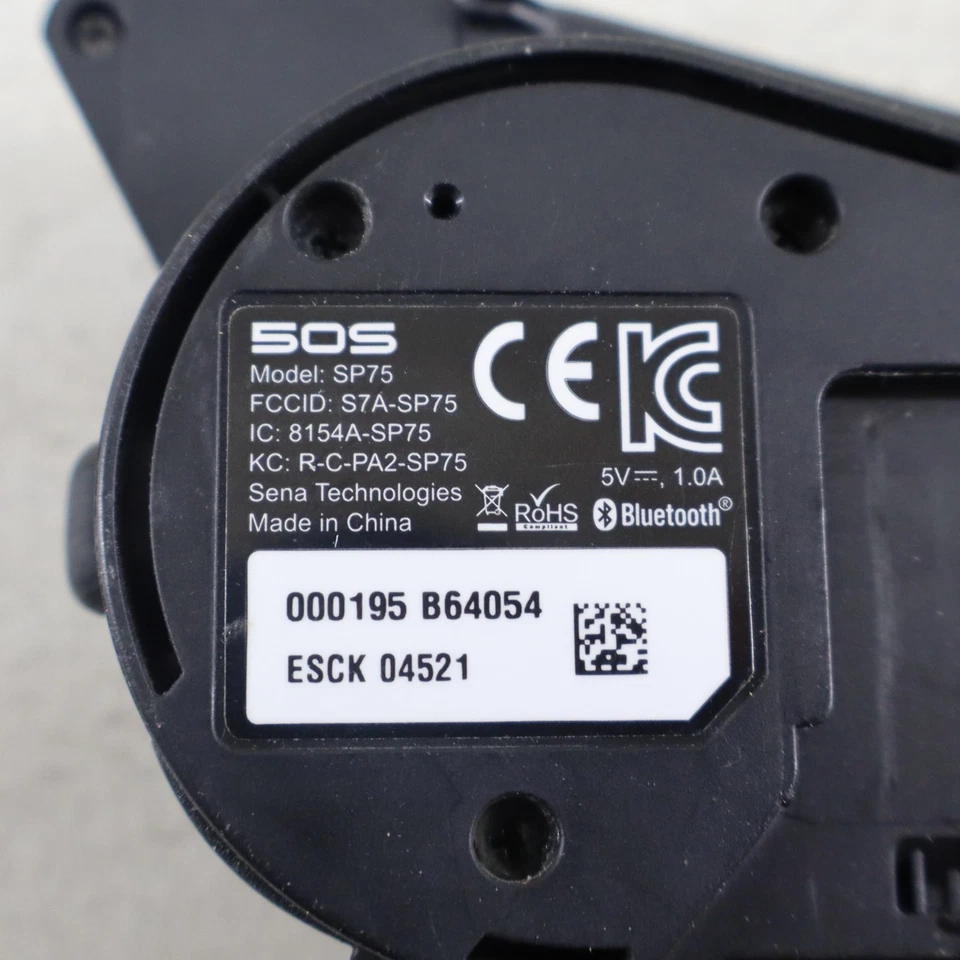 Sena 50S SP75 蓝牙摩托车耳麦模块 仅限 – 未测试,免费退货 — 第 3/4 张图片