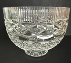 Vintage Waterford Crystal Ireland Book of Kells Footed Bowl Signed 8 1/2" Wide