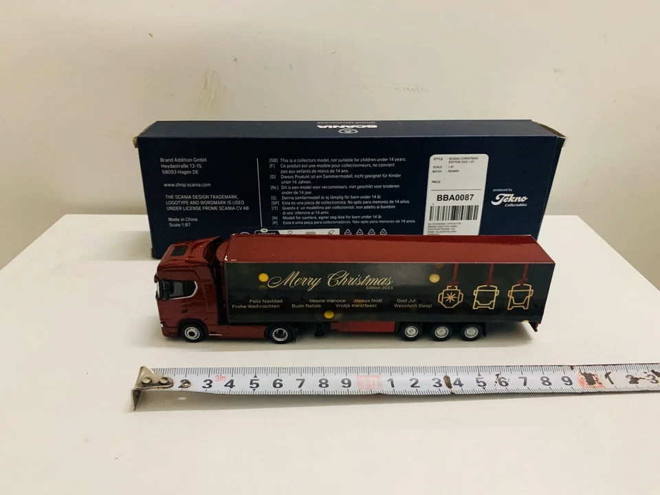 Tekno Scania Christmas Edition 2023 1:87 Scale DieCast Model Truck in Box Gift - Image 4 of 4
