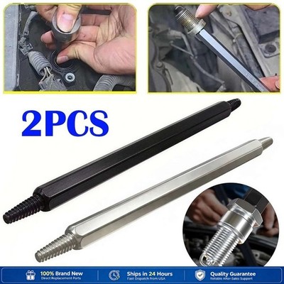 2pcs Broken Fracture Damaged Spark Plug Extractor Removal Tool Left-Hand Thread