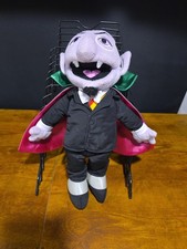 Rare GUND 2019 Sesame Street THE VON COUNT Plush/Stuff 14"T Muppet DOLL Vampire