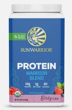 Sunwarrior Warrior Blend  Protein Berry Flavoured 750g BBE 01/08/2026