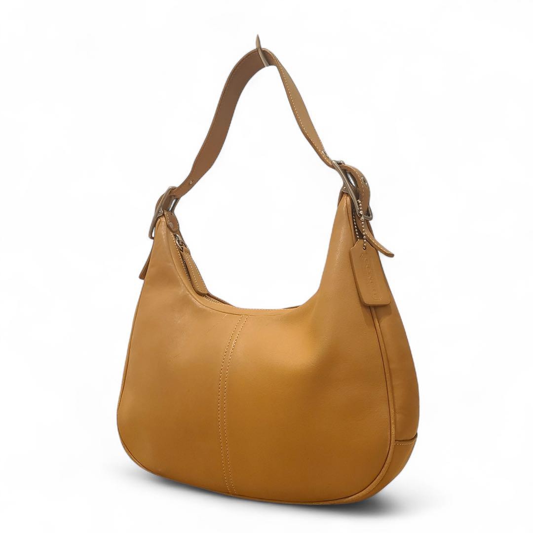 OLD COACH Vintage Coach Legacy Zoey Hobo 9342 mustard beige