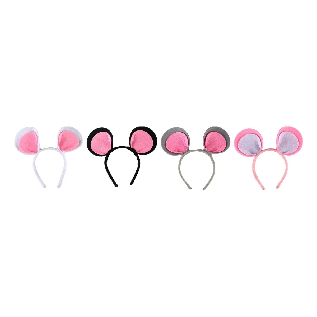 Cerchietto Per Capelli Con Orecchie Di Topo E Paillettes - Accessorio