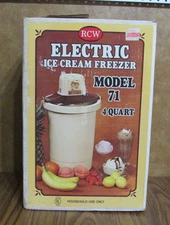Vintage Richmond Cedar Works Electric Ice Cream