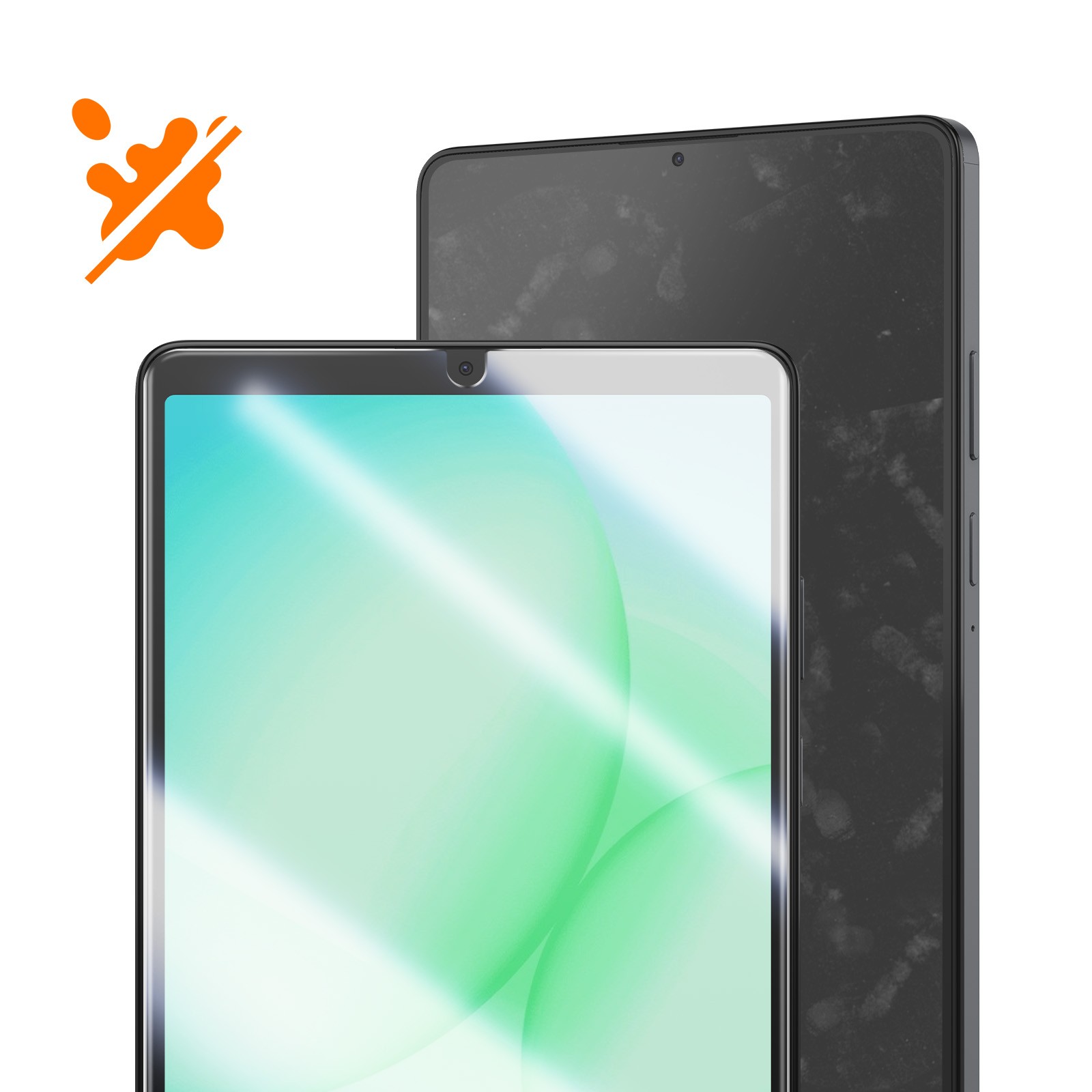 Écran cassé évité grâce au verre trempé Galaxy Tab A11 double pack de protection