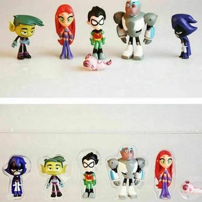 Teen Titans Go! ティーン タイタンズ 6体ミニフィギュアセット Teen Titans Go Deluxe Six Pack 6 Mini Figure set. New. Free Ship
