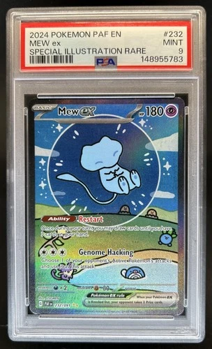 2024 Pokemon Paldean Fates Mew ex #232/091 PSA 9