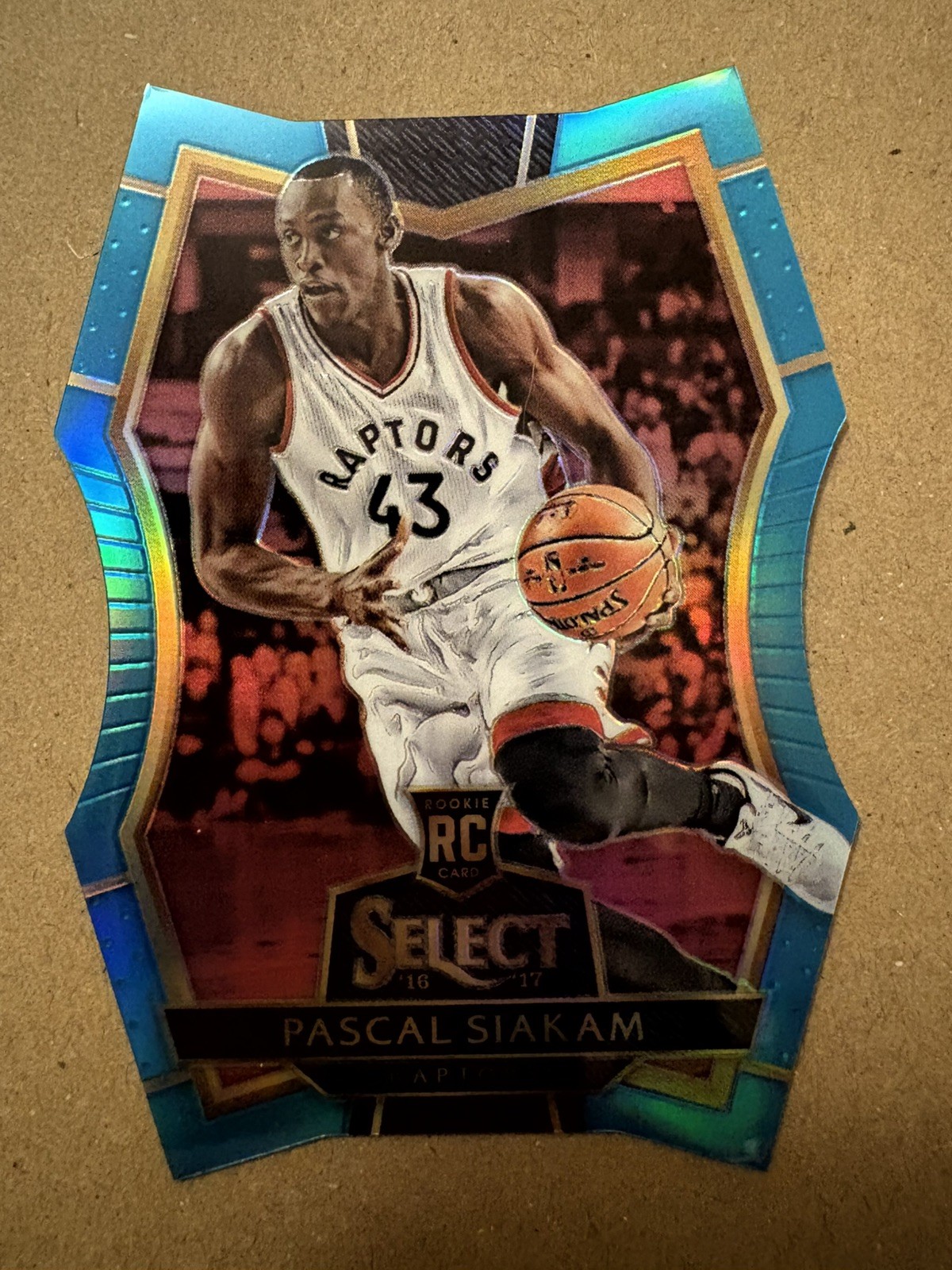 2016-17 Pascal Siakam Panini Select Light Blue Die Cut /199 Rookie Card #118