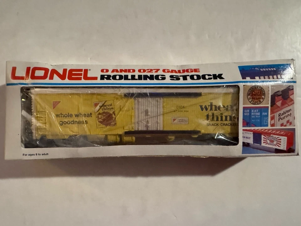 Lionel O-27 Gauge Nibisco Brands Inc., Wheat Thins Crackers Box Car In Box - Image 2 of 4