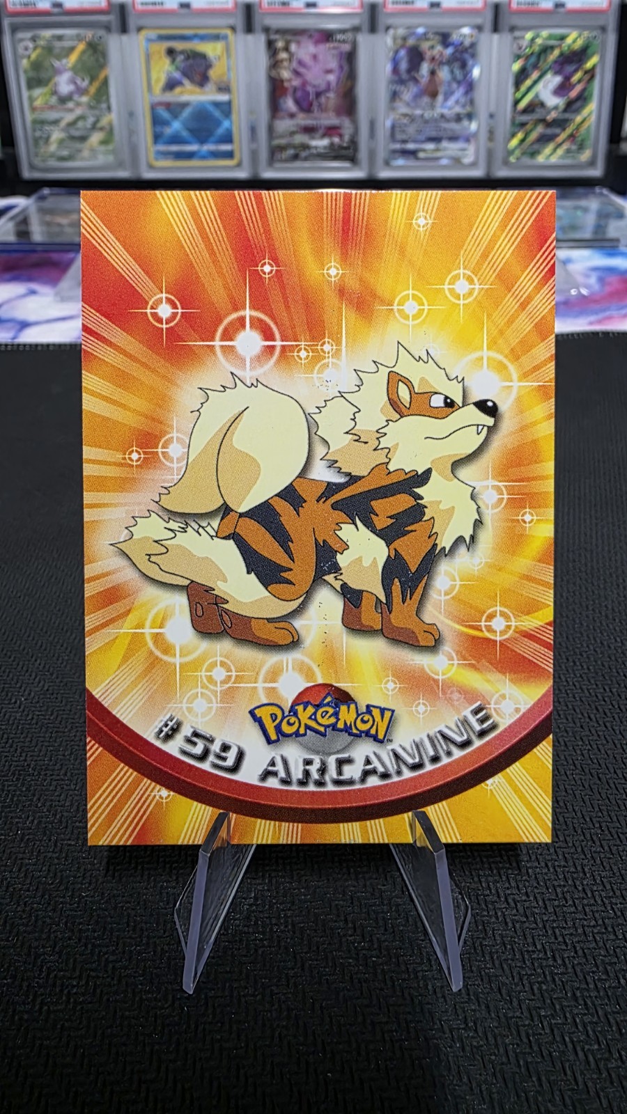 Arcanine #59 Topps Blue Label Non Foil Pokemon Card
