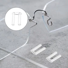 200 Pcs Eyeglass Repair Kit Glasses Fixing with Screws Anchor Clips