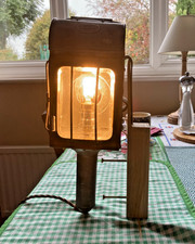 John Phillips Light of London  Antique Carriage Lamp Unique Vintage Electric