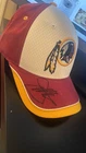 Joe Gibbs Washington Redskins Signed Vintage ON FIELD  Hat NFL Autograph No COA
