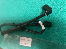 Mini SAS HD to Mini SAS HD SFF-8643 Cable Straight to 90 degree 25" BRAIDED