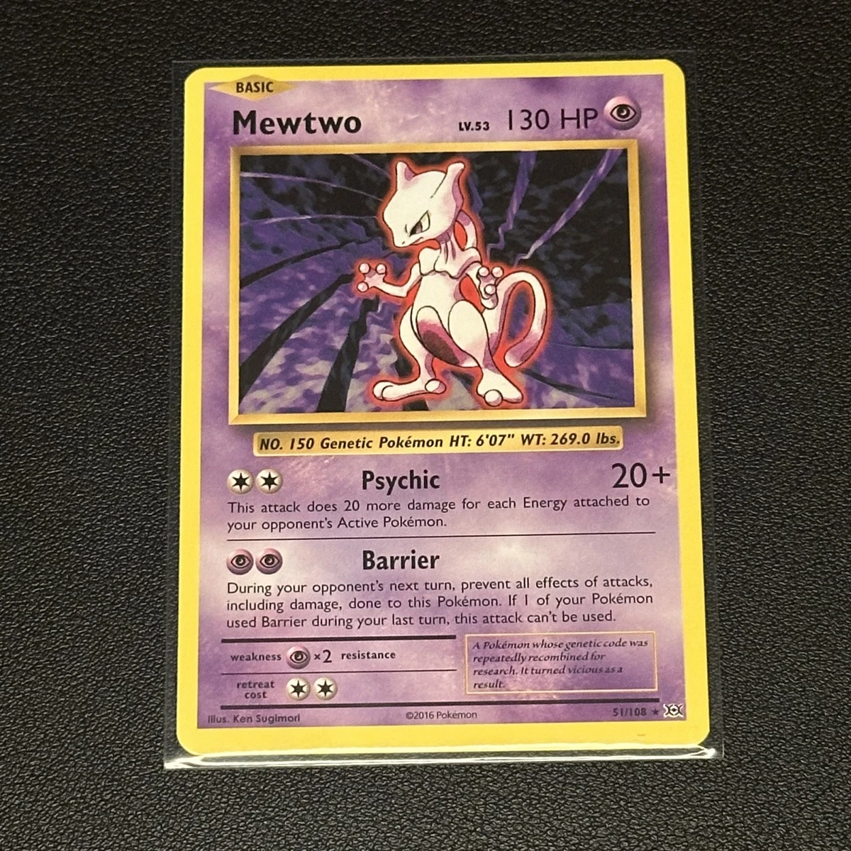 Mewtwo Pokémon TCG Rare XY Individual Collectible Card Game Cards