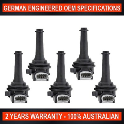 5x Swan Ignition Coil for Volvo C30 C70 S40 S60 S80 V40 V50 V70 XC70 T5 5 Cyl