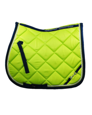 NEU HKM Lauria Garrelli Golden Gate Bit Schabracke, Full, Kiwi Green Allzweck