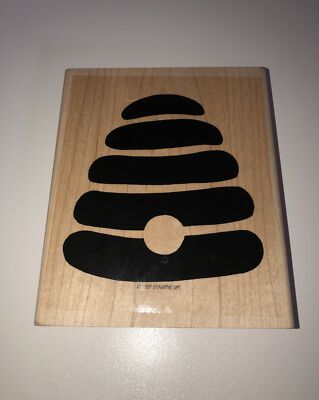 Stampin Up! Definitely Decorative BEEHIVE background rubber stamp