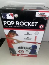 Franklin Sports MLB Kids Pitching Machine - POP ROCKET Baseball Trainer... 