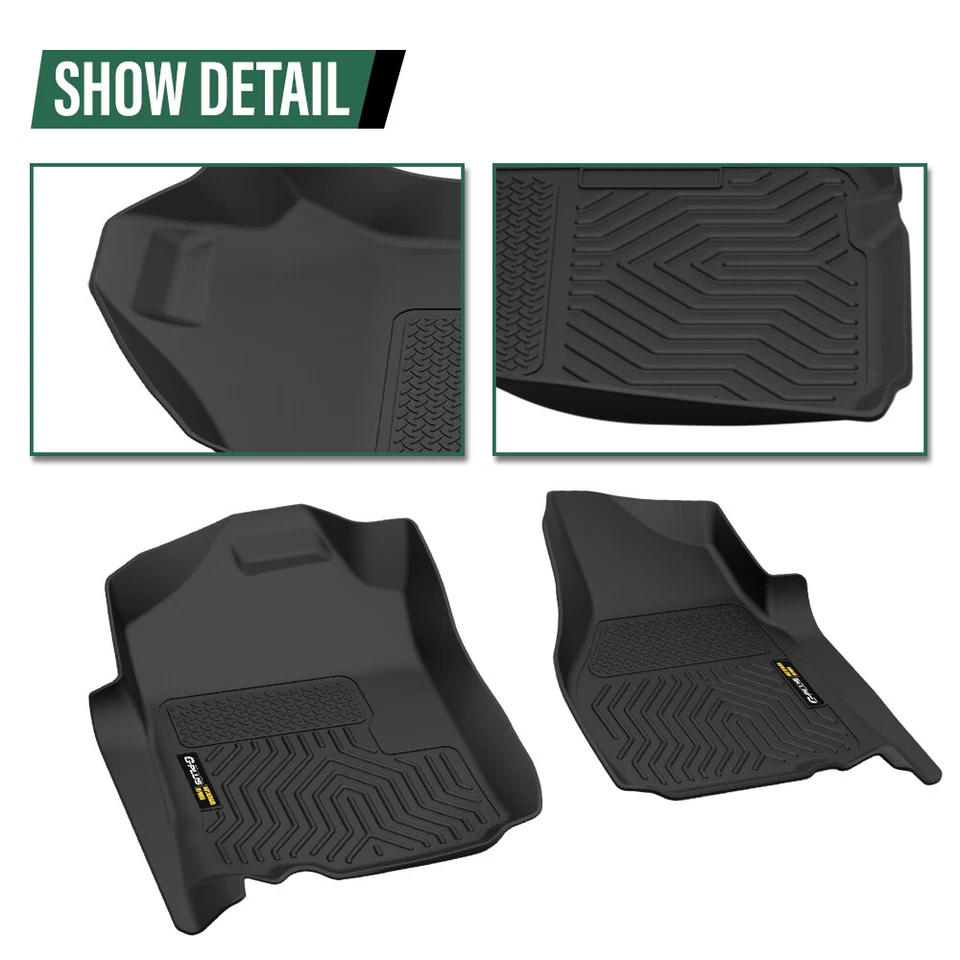 TPE Floor Mats Liners Fit For 02-08 Dodge Ram 1500 03-09 Ram 2500/3500 Quad Cab - Imagem 3 de 4