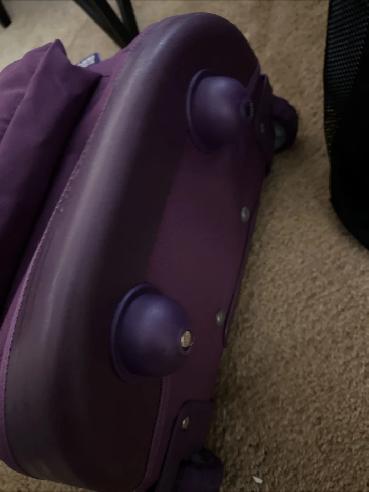 Mochila con ruedas J World New York Sundance niña niño bolsa con ruedas púrpura una... Foto 2 de 3