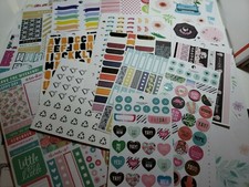 Planner/ Scrapbooking Sticker Mixed Assortment Lots 35 or more pgs per lot 