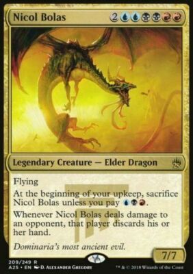1x NICOL BOLAS - Dragon - M25/List - MTG - Magic the Gathering - NM