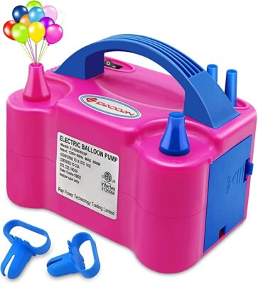 Portable Dual Nozzle 110V 600W Electric Party Balloon Inflator